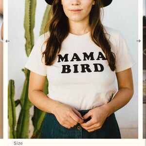 Mama Bird T-Shirt - Cream